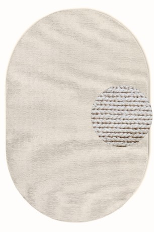 Przejdź do produktu Dywan wełniany Villeroy & Boch Francois kremowy owal 160 cm x 230 cm