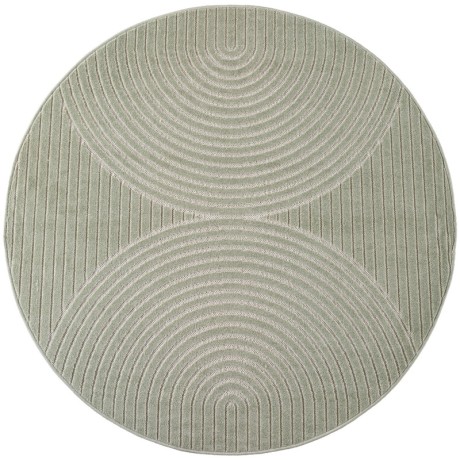 Przejdź do produktu Dywan uniwersalny Nova 3D oliwkowy koło 80 cm x 80 cm