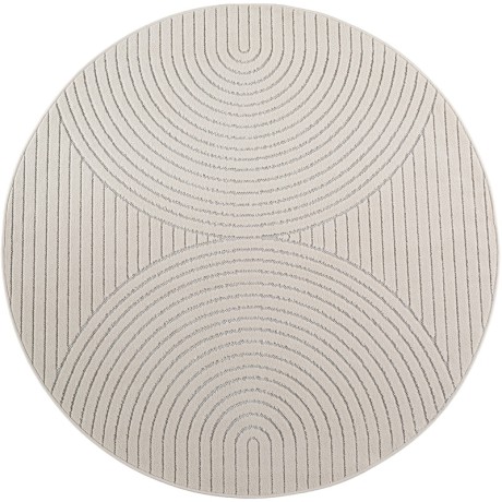 Przejdź do produktu Dywan uniwersalny Nova 3D kremowy koło 80 cm x 80 cm