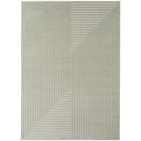 Przejdź do produktu Dywan uniwersalny Nova 3D Geometria oliwkowy 240 cm x 340 cm