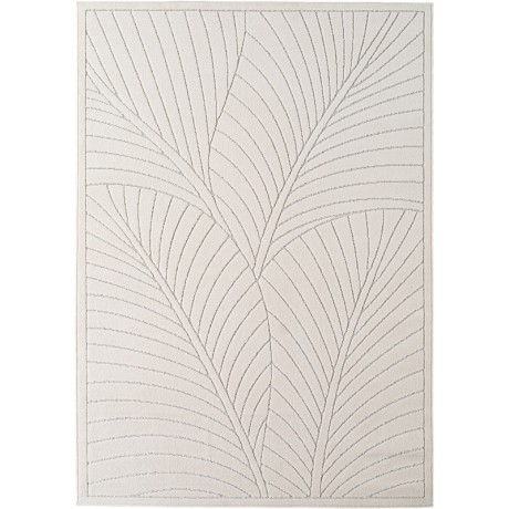 Przejdź do produktu Dywan uniwersalny Nova 3D Listki kremowy 80 cm x 150 cm