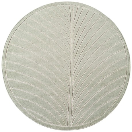Przejdź do produktu Dywan uniwersalny Nova 3D Liść oliwkowy koło 160 cm x 160 cm