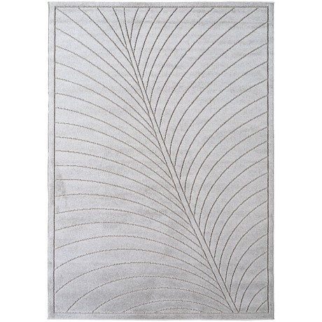 Przejdź do produktu Dywan uniwersalny Nova 3D Liść szary 120 cm x 170 cm