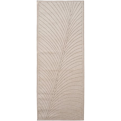 Przejdź do produktu Dywan uniwersalny Nova 3D Liść beżowy 80 cm x 250 cm