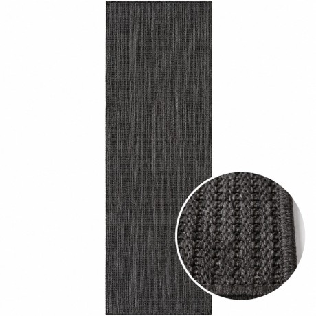 Przejdź do produktu Dywan uniwersalny Mira czarny 80 cm x 250 cm
