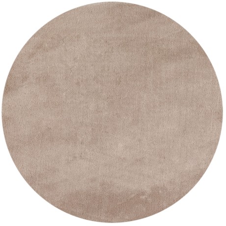 Przejdź do produktu Dywan pluszowy Sky beżowy 200 cm x 200 cm koło 