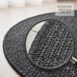 Nowoczesny-Dywan-koło-okrągły-MIRA-1450-Black-Czarny-Wewnętrzno-Zewnętrzny-zbliżenie.jpg