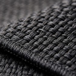Nowoczesny-Dywan-MIRA-Koło-Okragły-1450-Black-Czarny-Wewnętrzno-Zewnętrzny-Premium-runo-włos-3mm-zbliżenie.jpg
