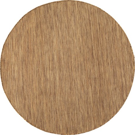Przejdź do produktu Dywan zewnętrzno-wewnętrzny Mira brązowy koło 160 cm x 160 cm