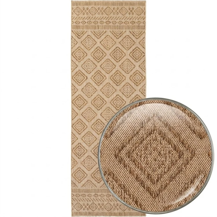 Nowoczesny-Dywan-Chodnik-Długi-MIRA-1452-Romby-Beige-Beżowo-Brązowy--Wewnętrzno-Zewnętrzny-Miniaturka.jpg