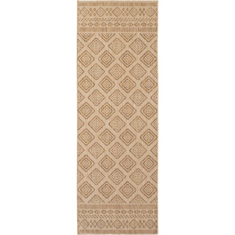 Przejdź do produktu Dywan uniwersalny Mira Aztek beżowo brązowy 80 cm x 250 cm