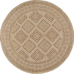Nowoczesny-Dywan-MIRA-1452-Romby-Beige-Beżowo-Brązowy-Koło-Okrągły-Wewnętrzno-Zewnętrzny-rzut.jpg