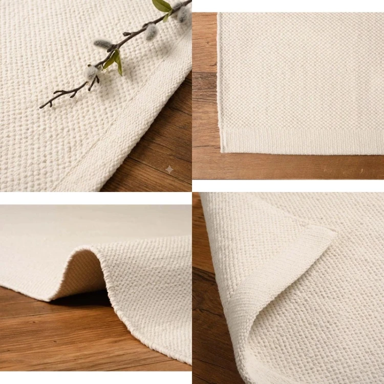 Dywan-Zaran-kośc słoniowa-100%-bawełna-pure-cotton-ręcznie-tkany-kolaż.jpg
