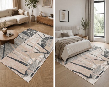 Przejdź do produktu Dywan nowoczesny Fancy Abstrakcja Multi Soft Touch poliestrowy 120 cm x 170 cm
