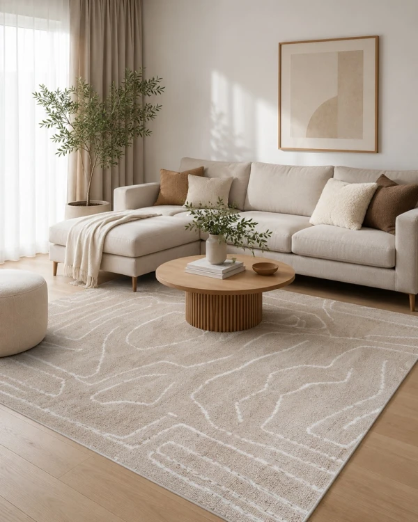 Dywan-nowoczesny-FANCY5881AGOLD -poliestrowy-aranżacja-w-salonie.jpg
