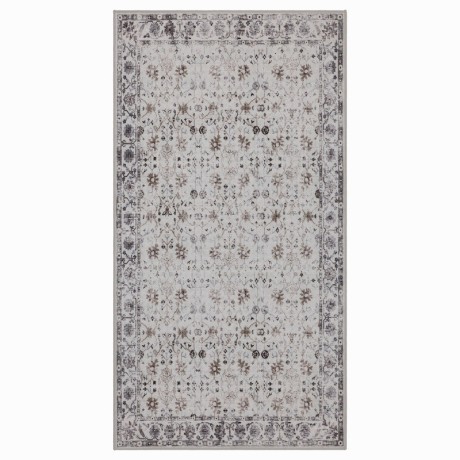 Przejdź do produktu Dywan vintage INKA Floral z Efektem Postarzenia Kremowy 80 cm x 150 cm