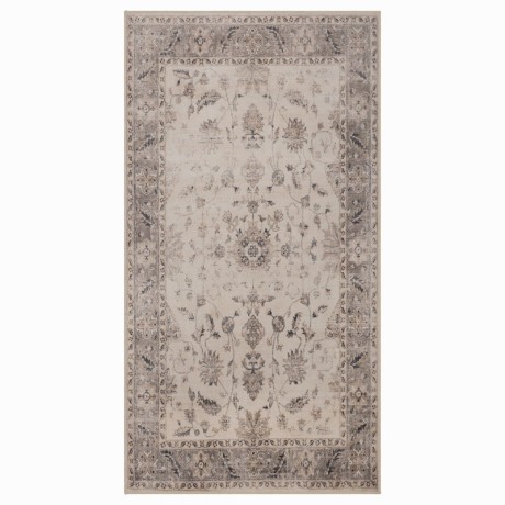 Przejdź do produktu Dywan vintage INKA Arabeska z Efektem Postarzenia Beżowy 80 cm x 150 cm