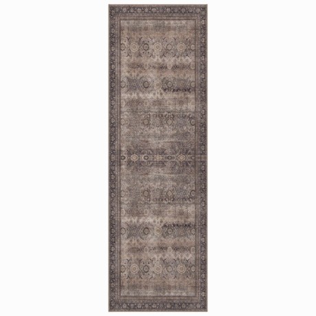 Przejdź do produktu Dywan vintage INKA Oriental z Efektem Postarzenia Brązowy 80 cm x 250 cm