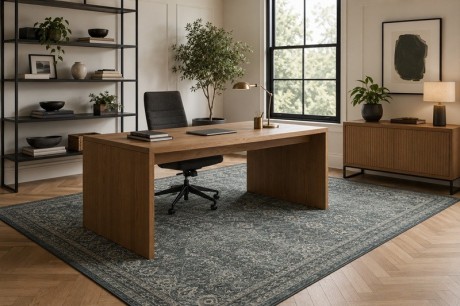 Przejdź do produktu Dywan vintage INKA Oriental z Efektem Postarzenia Zielony 280 cm x 370 cm