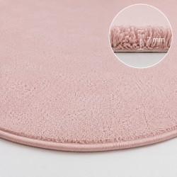 Dywan-do-Salonu-Pokoju-Pluszowy-5400-Rose-Różowy-Koło-Gruby-Mikrofibra-Zbliżenie-obszycia.jpg