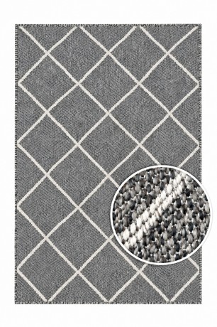 Przejdź do produktu Dywan zewnętrzny Yukon romby szary 120 cm x 170 cm