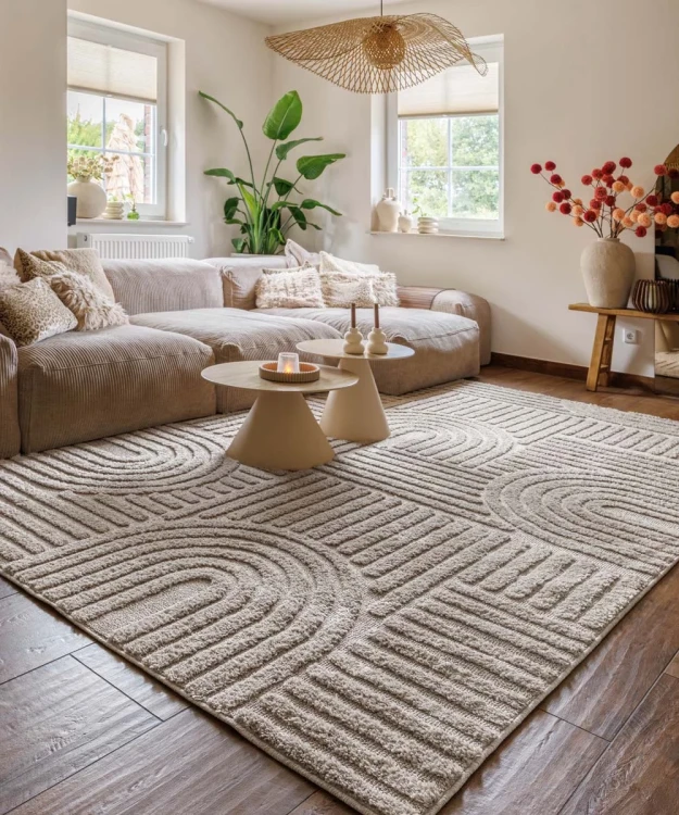Scandinavisch-vloerkleed-Arc-Bend-beige-sfeerbeeld (1).webp