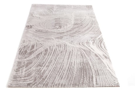 Przejdź do produktu Dywan Akrylowy Clamente Linie Kremowo-Szary  80 cm x 150 cm