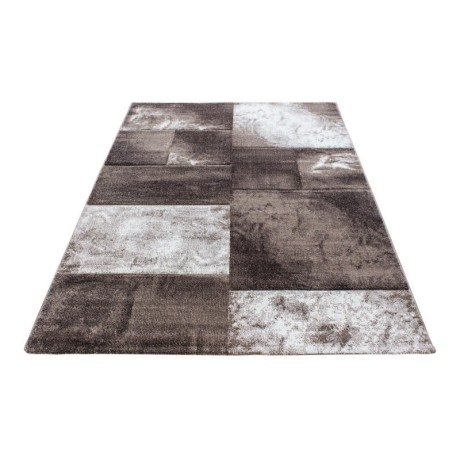 Przejdź do produktu Dywan nowoczesny Hawaii Kwadraty beżowo-szary 80 cm x 150 cm