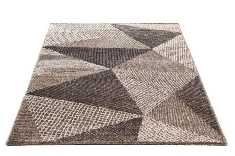 Przejdź do produktu Dywan Mondo Trójkąty Szary 160 cm x 230 cm