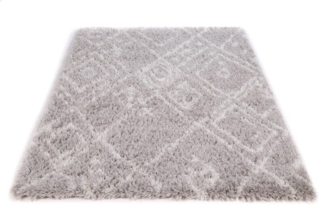 Przejdź do produktu Dywan poliestrowy Dream Romby II Szary 80 cm x 150 cm