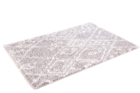 Przejdź do produktu Dywan poliestrowy Dream Romby II Szary 80 cm x 150 cm