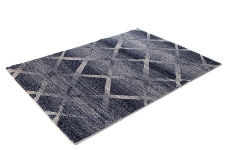 Przejdź do produktu Dywan Florance Kwadraty niebieski 80 cm x 150 cm