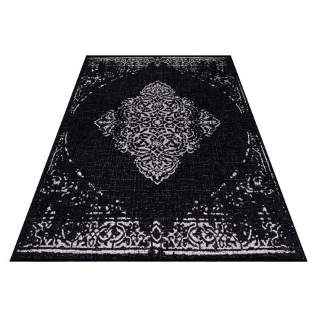 Przejdź do produktu Dywan zewnętrzny Sunny ornament czarny 240 cm x 340 cm