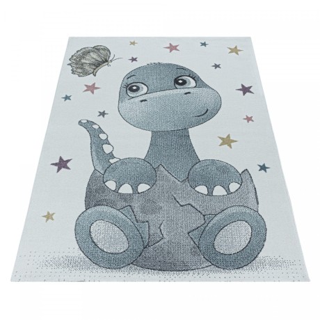 Przejdź do produktu Dywan dziecięcy Funny Smoczek niebiesko-kremowy 80 cm x 150 cm
