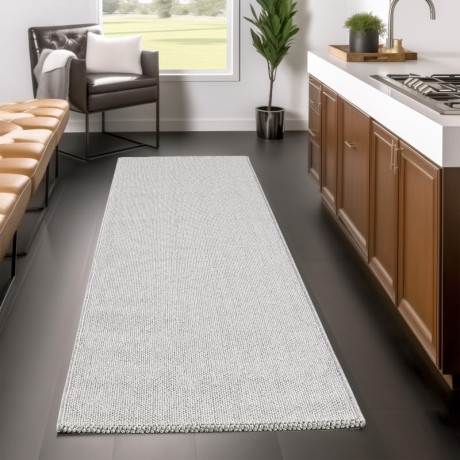 Przejdź do produktu Dywan uniwersalny Lomm srebrny 80 cm x 250 cm 