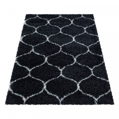 Przejdź do produktu Dywan shaggy Salsa koniczyna antracyt 240 cm x 340 cm