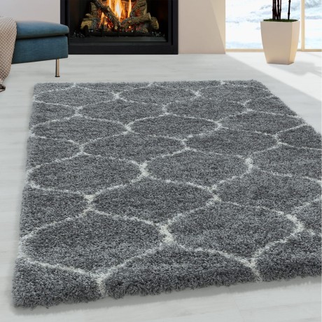 Przejdź do produktu Dywan shaggy Salsa koniczyna szary 60 cm x 110 cm
