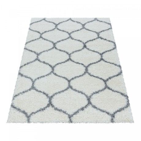 Przejdź do produktu Dywan shaggy Salsa koniczyna kremowy 60 cm x 110 cm