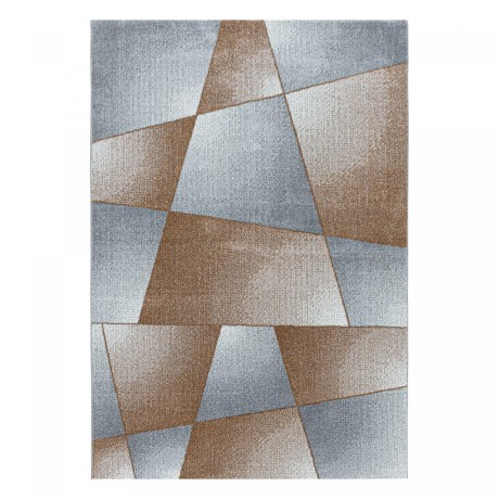 Przejdź do produktu Dywan nowoczesny Rio miedziano-szary 120 cm x 170 cm