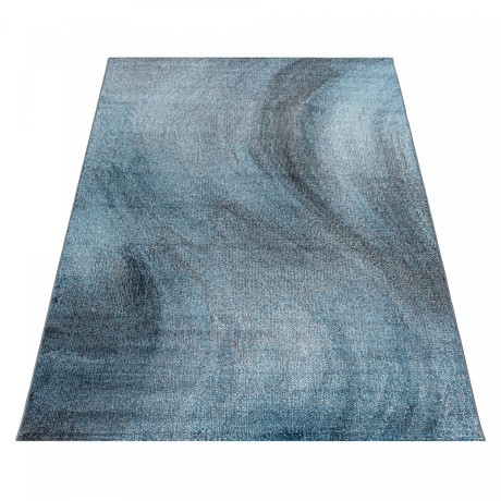 Przejdź do produktu Dywan nowoczesny Ottawa fale niebiesko-szare 80 cm x 150 cm