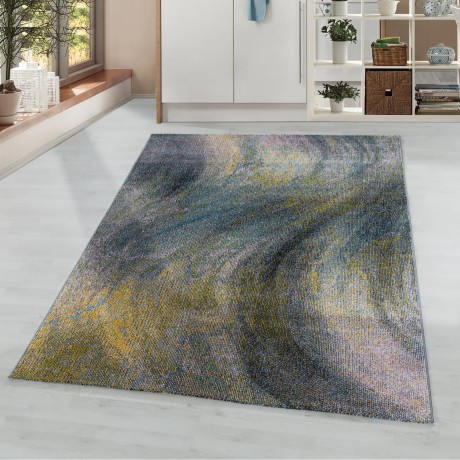 Przejdź do produktu Dywan nowoczesny Ottawa fale multikolor 80 cm x 150 cm