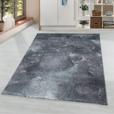 Przejdź do produktu Dywan nowoczesny Ottawa melanż szary z nutką różu 80 cm x 250 cm