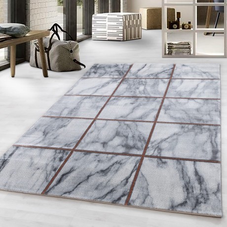Przejdź do produktu Dywan ekskluzywny Naxos marmur szaro-brązowy 240 cm x  340 cm