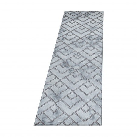 Przejdź do produktu Dywan ekskluzywny Naxos mozaika szaro-brązowy 80 cm x 250 cm