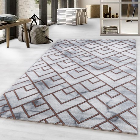 Przejdź do produktu Dywan ekskluzywny Naxos mozaika szaro-brązowy 240 cm x 340 cm