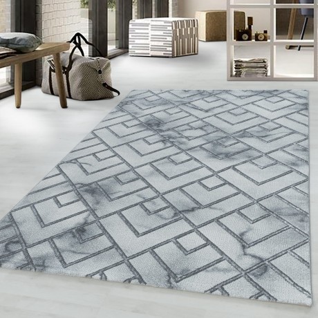 Przejdź do produktu dywan ekskluzywny Naxos mozaika szary 140 cm x 200 cm