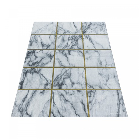 Przejdź do produktu Dywan ekskluzywny Naxos marmur szaro-złoty 200 cm x 290 cm