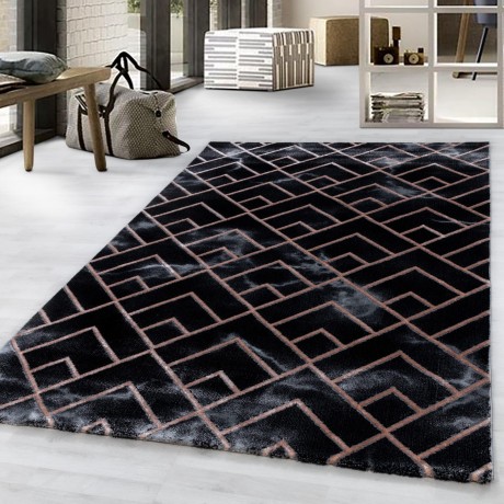 Przejdź do produktu Dywan ekskluzywny Naxos  mozaika brązowy 140 cm x 200 cm