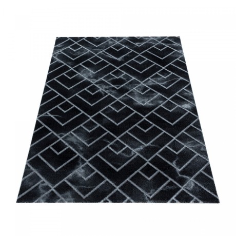 Przejdź do produktu Dywan nowoczesny Naxos mozaika brązowo-szary 140 cm x 200 cm