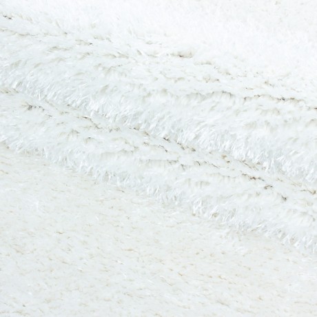 Przejdź do produktu Dywan shaggy poliestrowy Brilliant Biały koło 160 cm x 160 cm